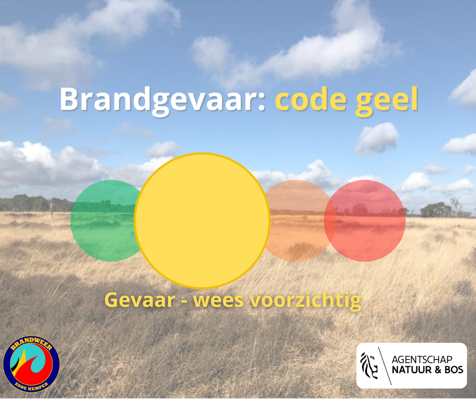 Risicocode brandgevaarlijkheid natuurgebieden (huidig: GEEL)